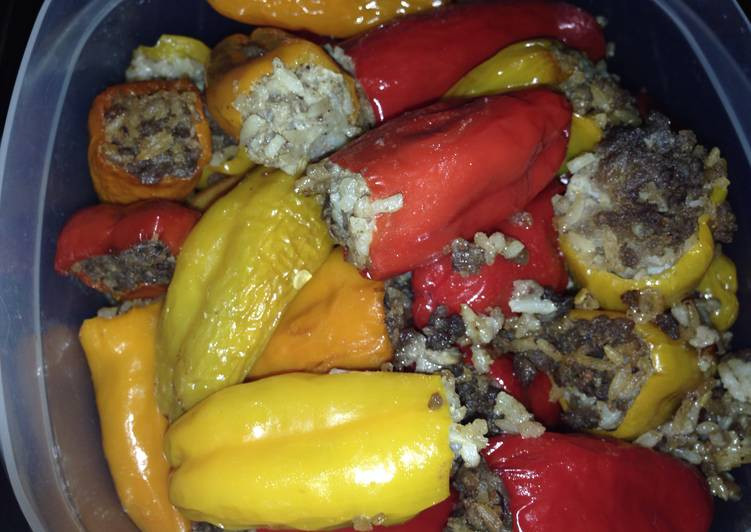 Baby Peppers Recipes
 Stuffed Baby Bell Peppers Recipe by Angelslave IsOwned