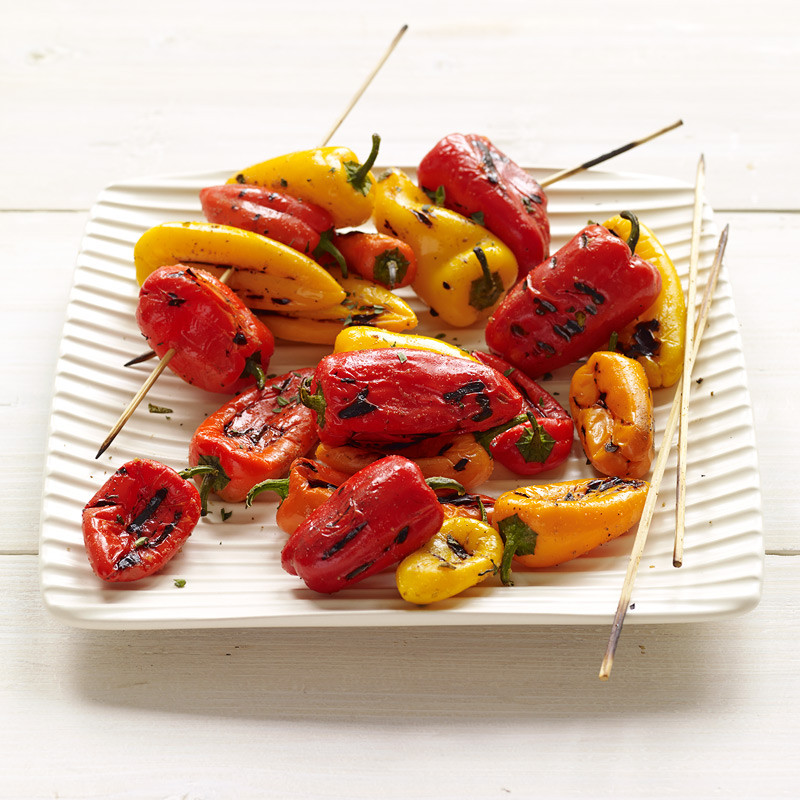 Baby Peppers Recipes
 Grilled Baby Peppers in Oregano Vinaigrette