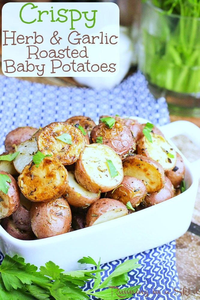 Baby Potatoes Recipes Stove Top
 Oven Roasted Baby Red Potatoes w Garlic