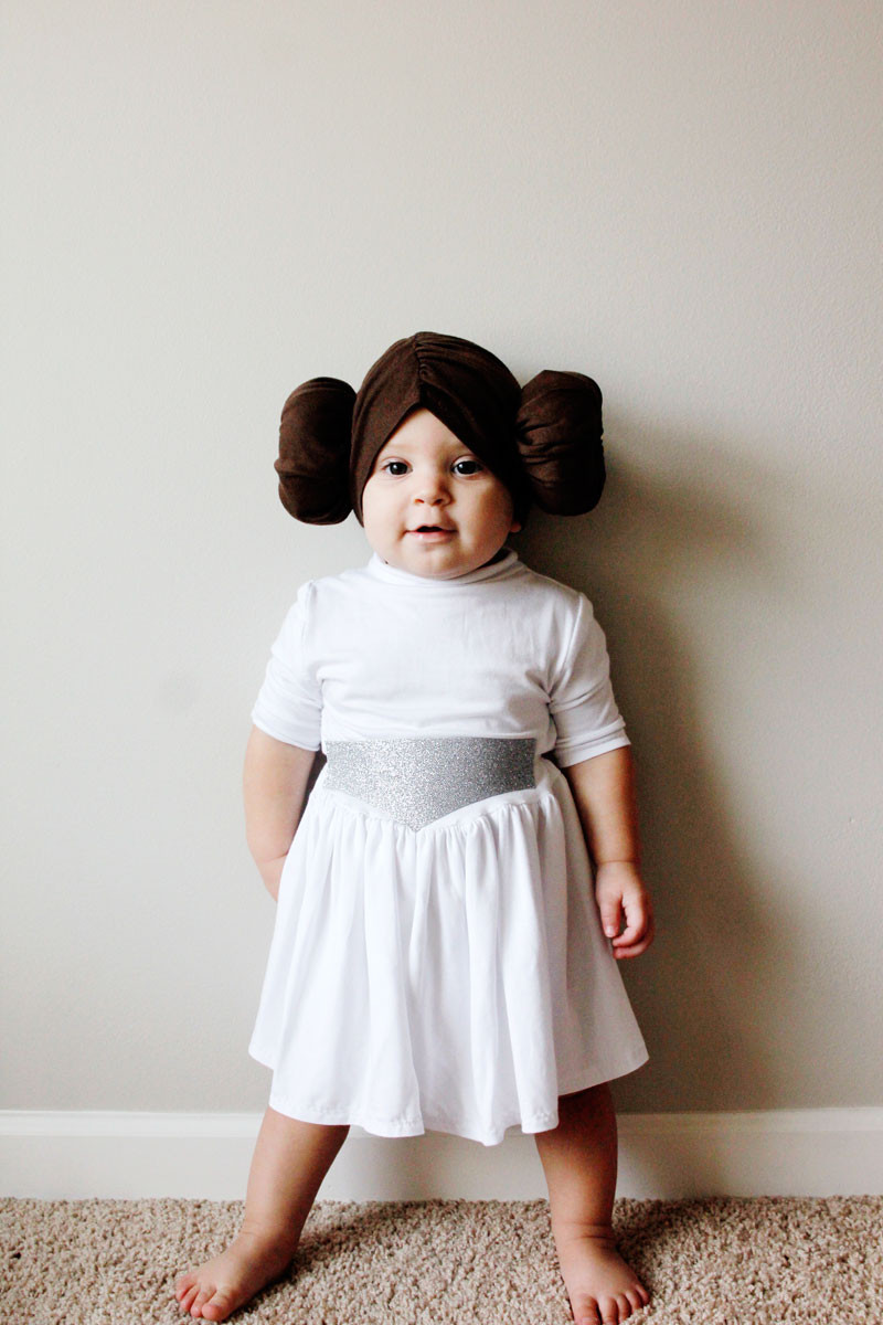 Baby Princess Leia Costume Diy
 DIY princess leia baby costume see kate sew