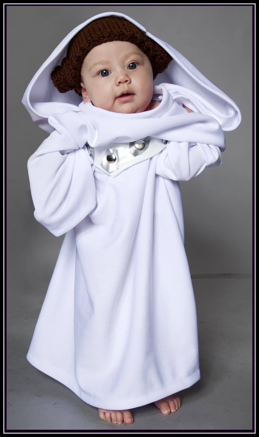 Baby Princess Leia Costume Diy
 Princess Leia Baby Robe & Hat Let Your Baby Girl Go Geek
