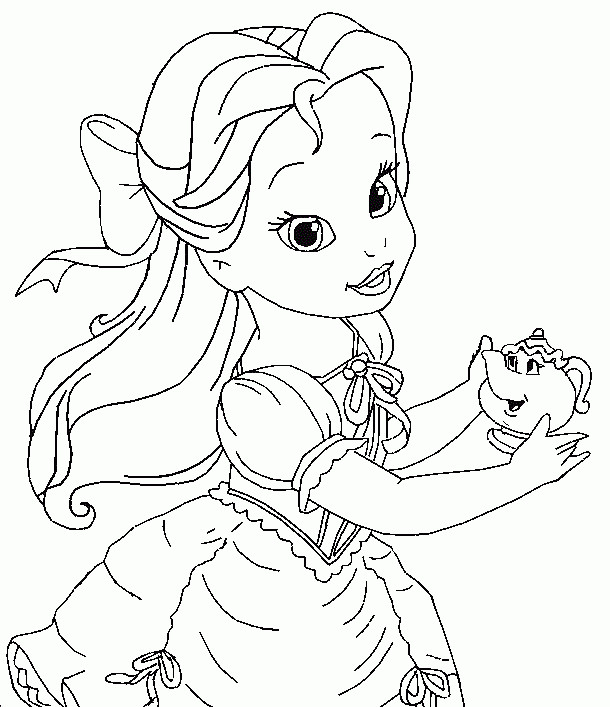 Baby Princesses Coloring Pages
 baby princesses disney