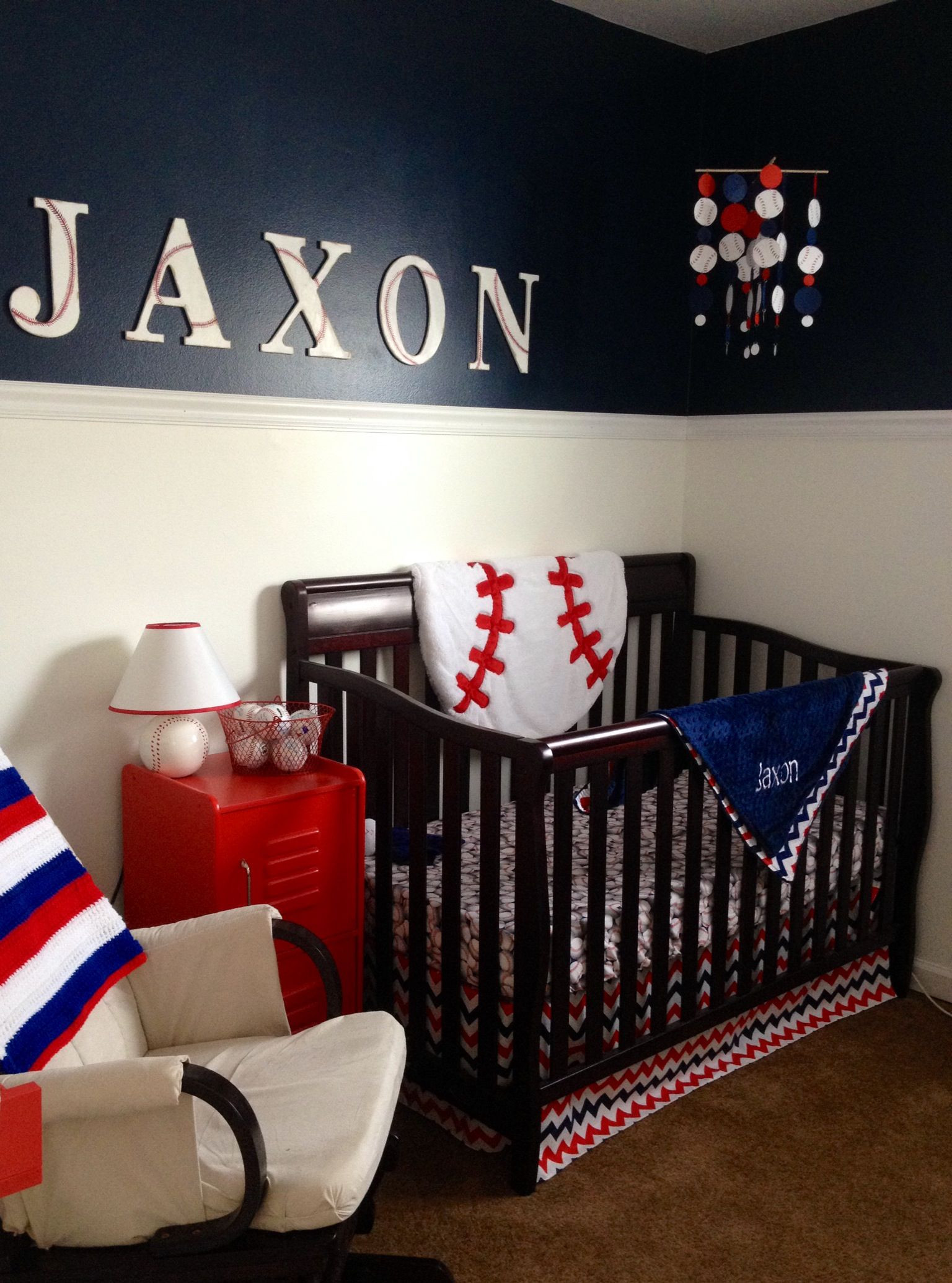 Baby Room Sports Decor
 Jaxon s baseball nursery