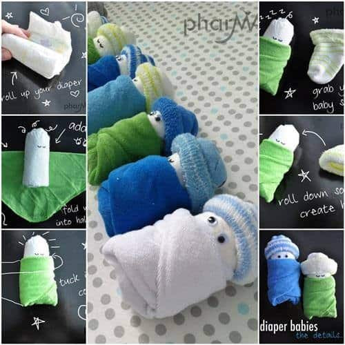 Baby Shower Crafts To Make
 How To Make Adorable Diaper Babies For Your Next Baby Shower