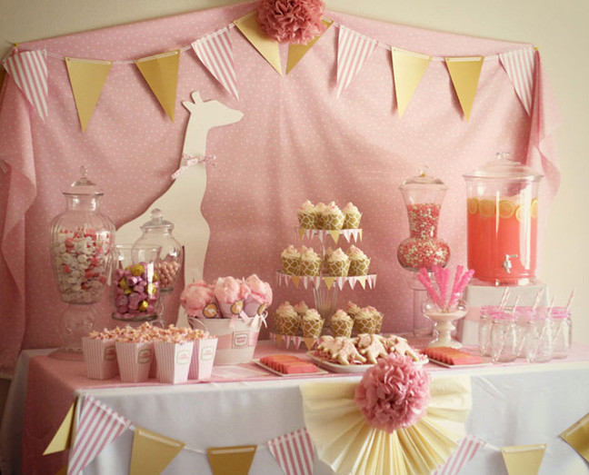 Baby Shower Decorating Ideas For A Girl
 Baby Shower Decoration For Girls
