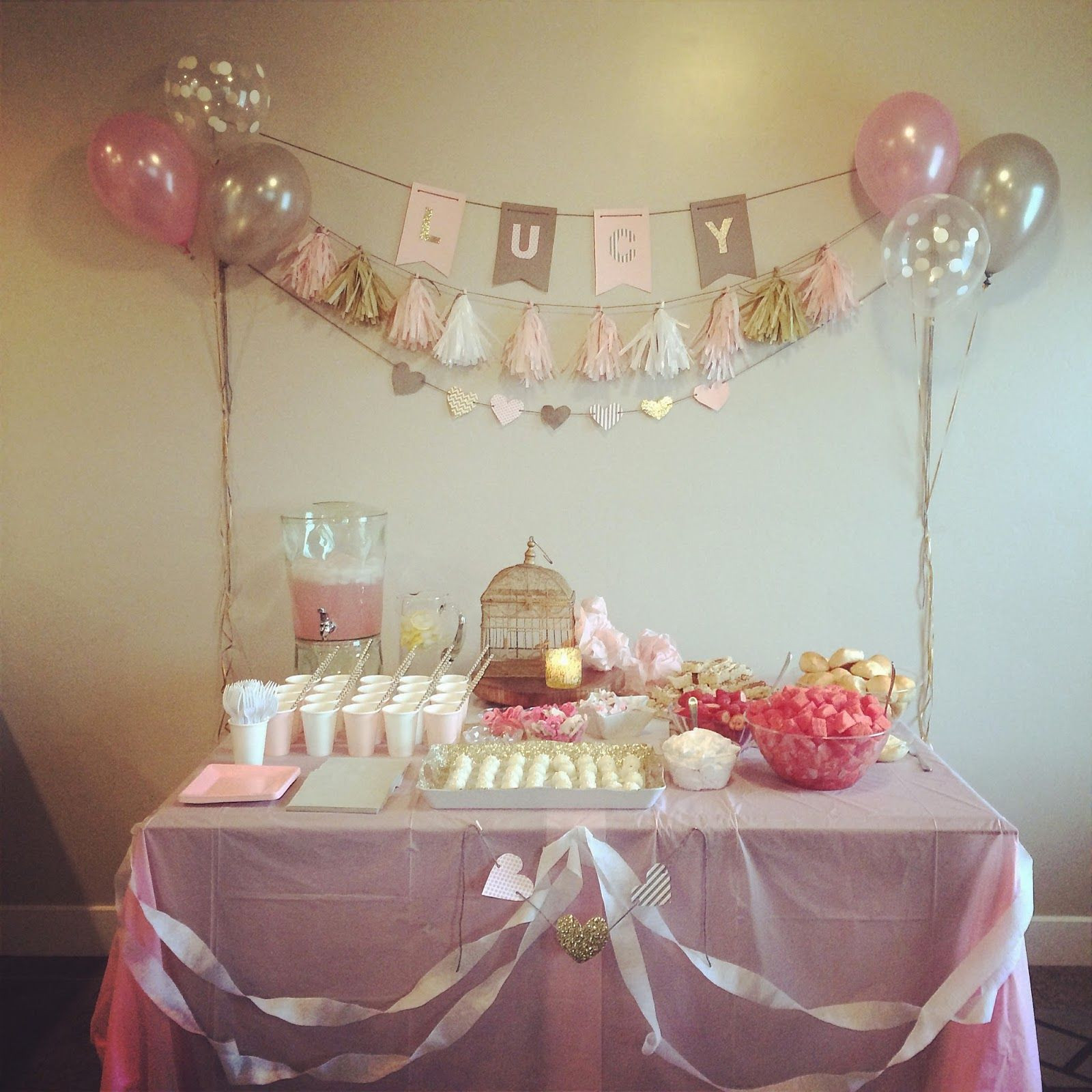 Baby Shower Decorating Ideas For A Girl
 Baby Shower on Bud How to throw a baby shower for
