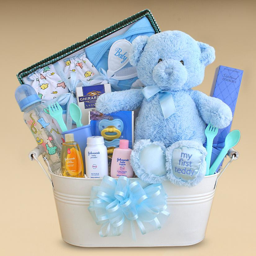 Baby Shower Gift Basket Ideas For Boy
 Gift Baskets Created Baby Boy Gift Basket