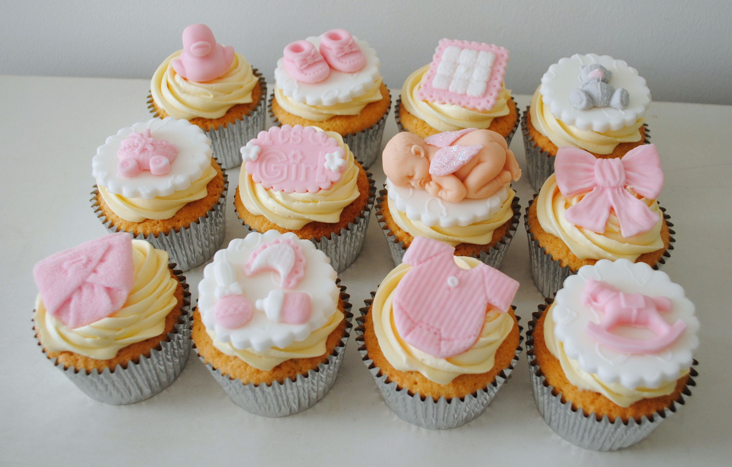 Baby Shower Girl Cupcakes
 Miss Cupcakes Blog Archive Girl Baby Shower Cupcakes 12