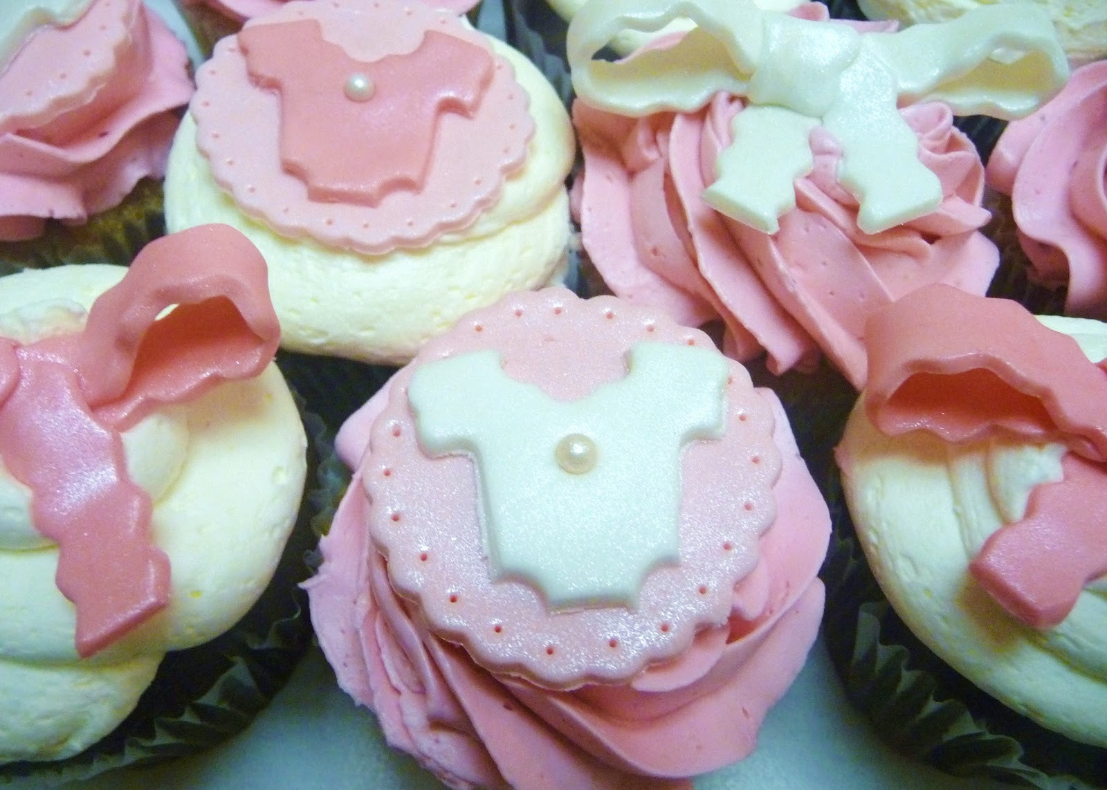 Baby Shower Girl Cupcakes
 Pure Delights Baking Co Baby Girl Shower Cupcakes