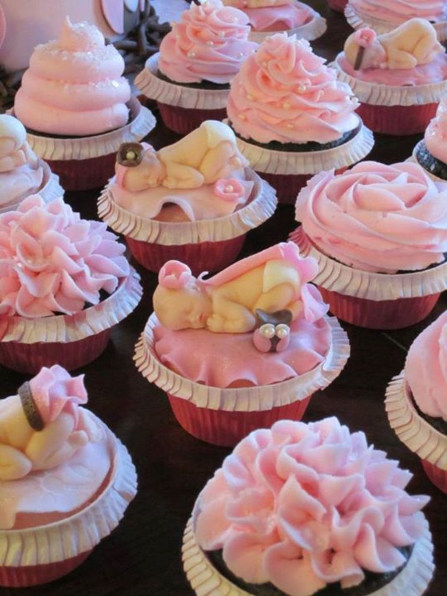 Baby Shower Girl Cupcakes
 Baby Girl Cupcakes CakeCentral
