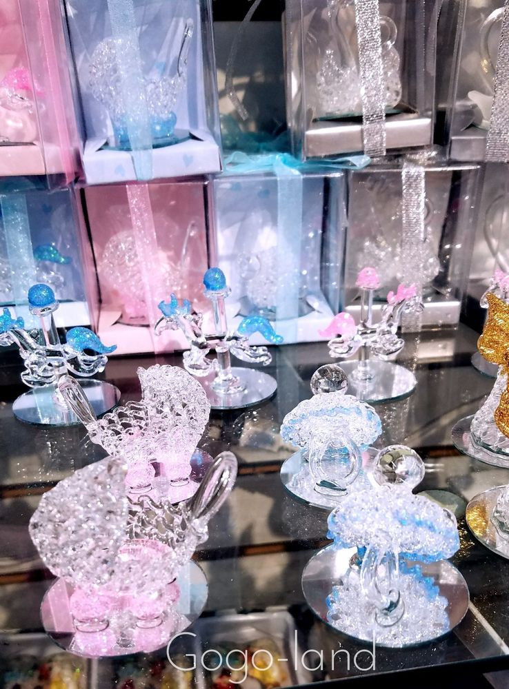 Baby Shower Party Supplies Wholesale
 12 Crystal Carriage Carousel Pacifier Baby Shower Party