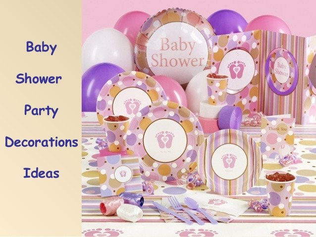 Baby Shower Party Supplies Wholesale
 Baby shower party checklist & decorations ideas