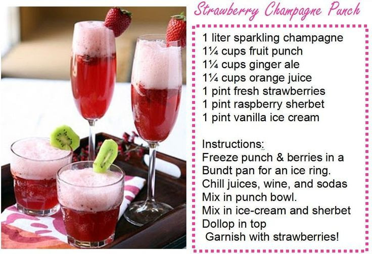 Baby Shower Pink Punch Recipes
 Refreshing Pink Baby Shower Punch Recipes