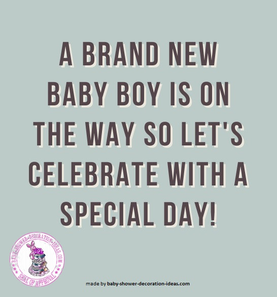 Baby Shower Quotes
 Baby Boy Quotes And Sayings QuotesGram