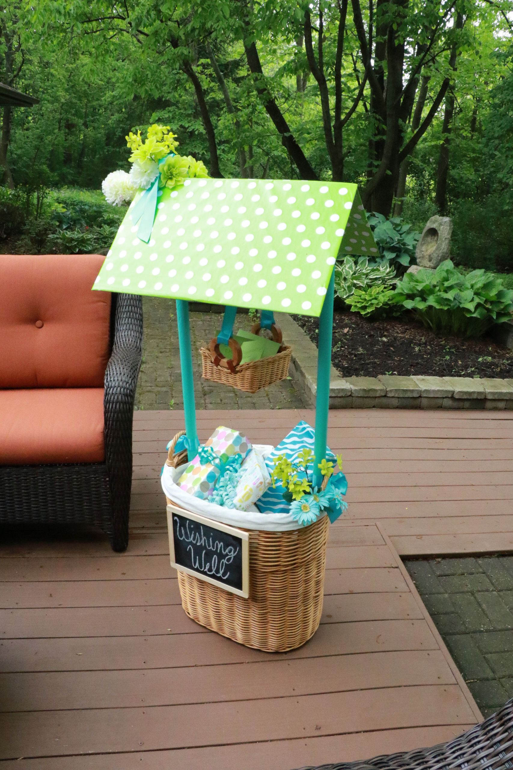 Baby Shower Wishing Well Gift Ideas
 How To Make Your Own Beautiful Wishing Well Basket For A