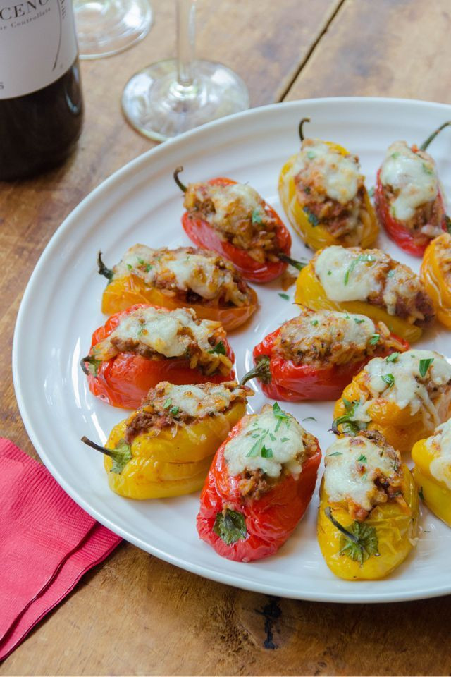 Baby Sweet Pepper Recipes
 Stuffed Baby Sweet Peppers Recipe Appetizers