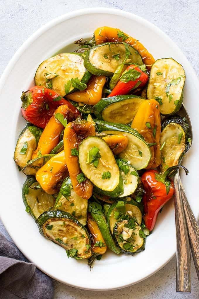 Baby Sweet Pepper Recipes
 Georgian Salad With Baby Sweet Peppers And Zucchini
