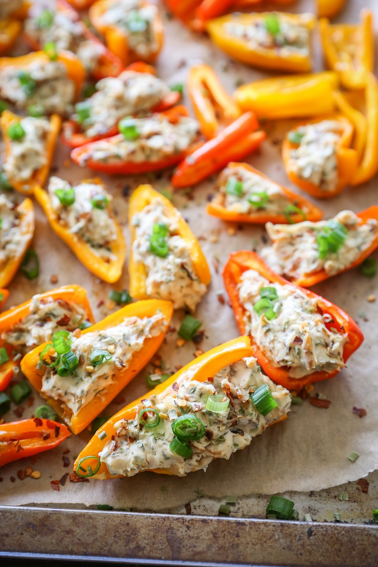 Baby Sweet Pepper Recipes
 Cream Cheese Stuffed Baby Bell Peppers The Roasted Root
