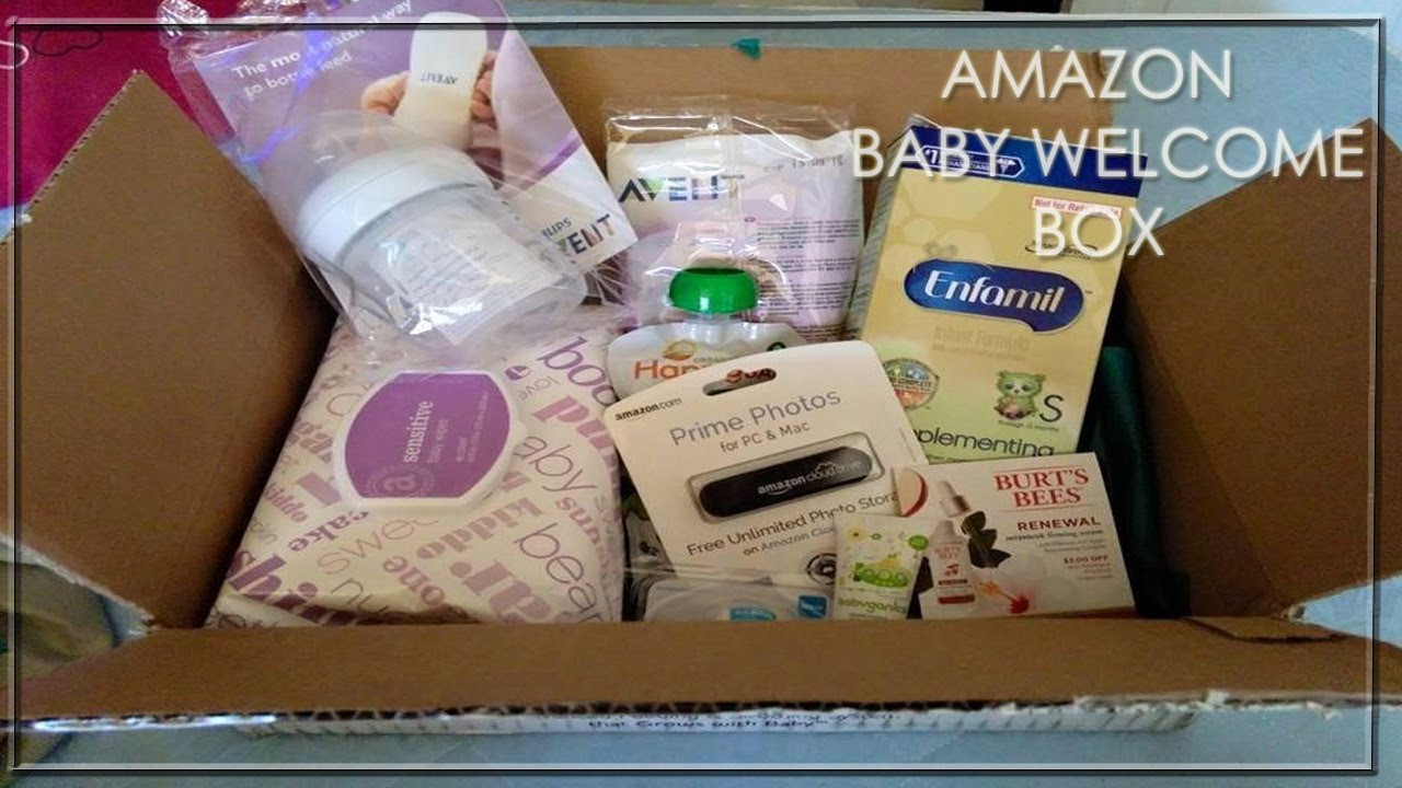 Baby Welcome Gift
 Unboxing Amazon Baby Registry Wel e Box