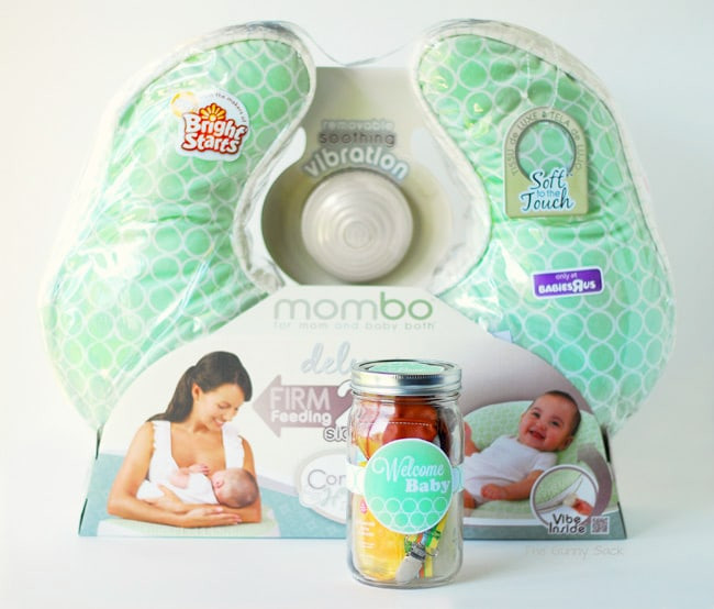 Baby Welcome Gift
 Wel e Baby Gift In A Jar & mombo™ Giveaway