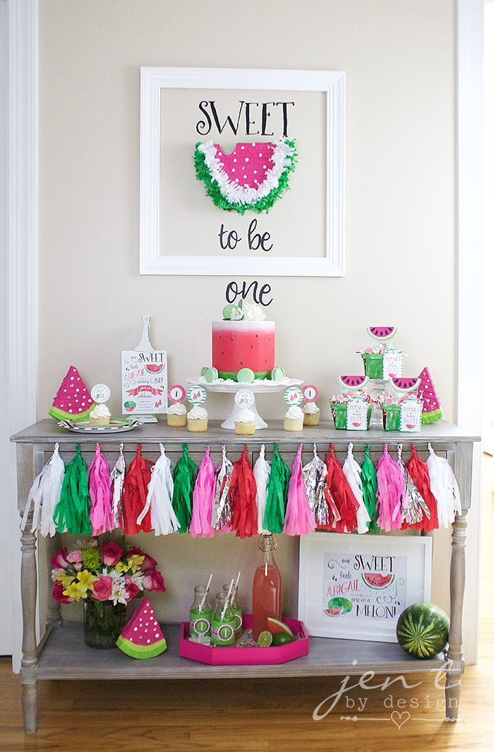 Baby'S First Birthday Gift Ideas
 A Watermelon First Birthday Party with Cricut
