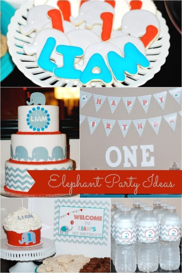 Baby'S First Birthday Gift Ideas
 Sweet Elephant Themed Boy s First Birthday Party