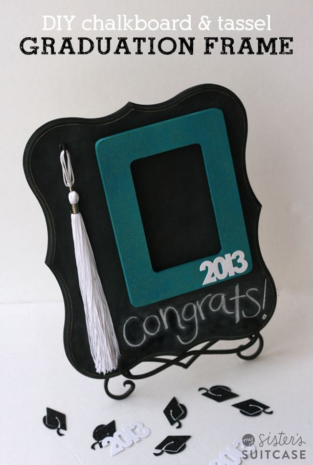 Bachelor Degree Graduation Gift Ideas
 DIY Graduation Gift Chalkboard & Tassel Frame