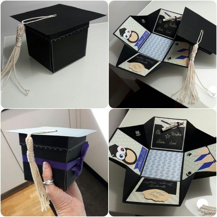 Bachelor Degree Graduation Gift Ideas
 Graduation exploding box Sevi DIYs