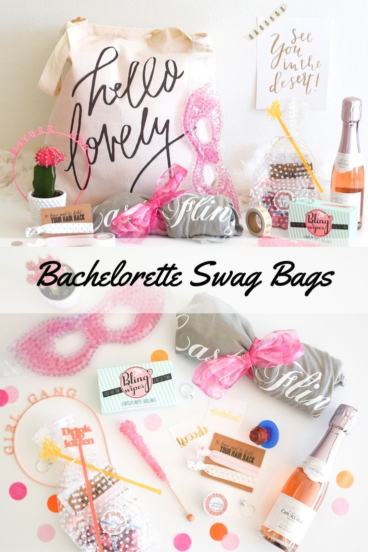 Bachelorette Party Gifts Ideas
 The cutest bachelorette party swag bags