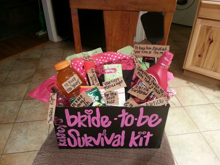 Bachelorette Party Gifts Ideas
 For my friends bachelorette party I made her a bride to be