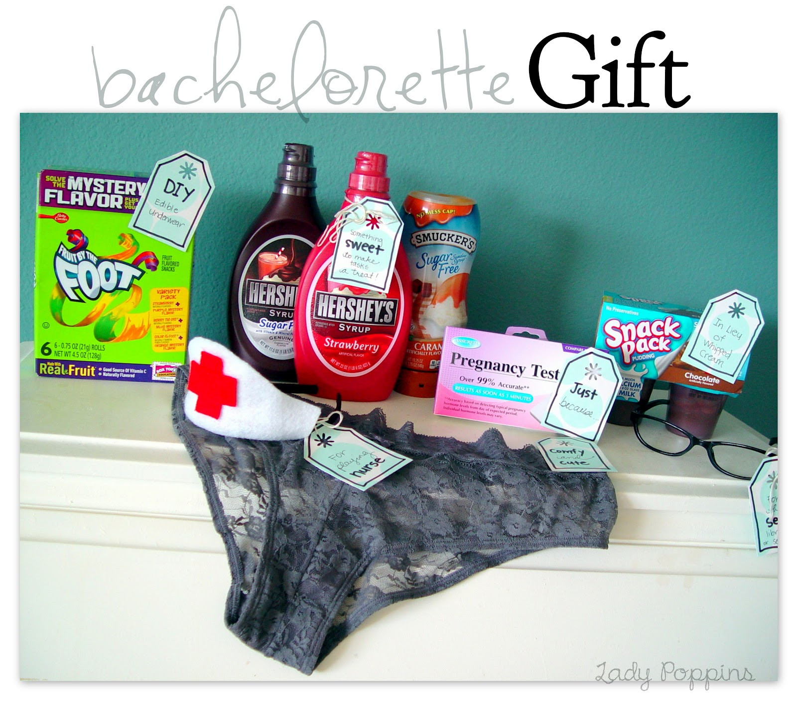 Bachelorette Party Gifts Ideas
 Lady Poppins Bachelorette Gift Basket