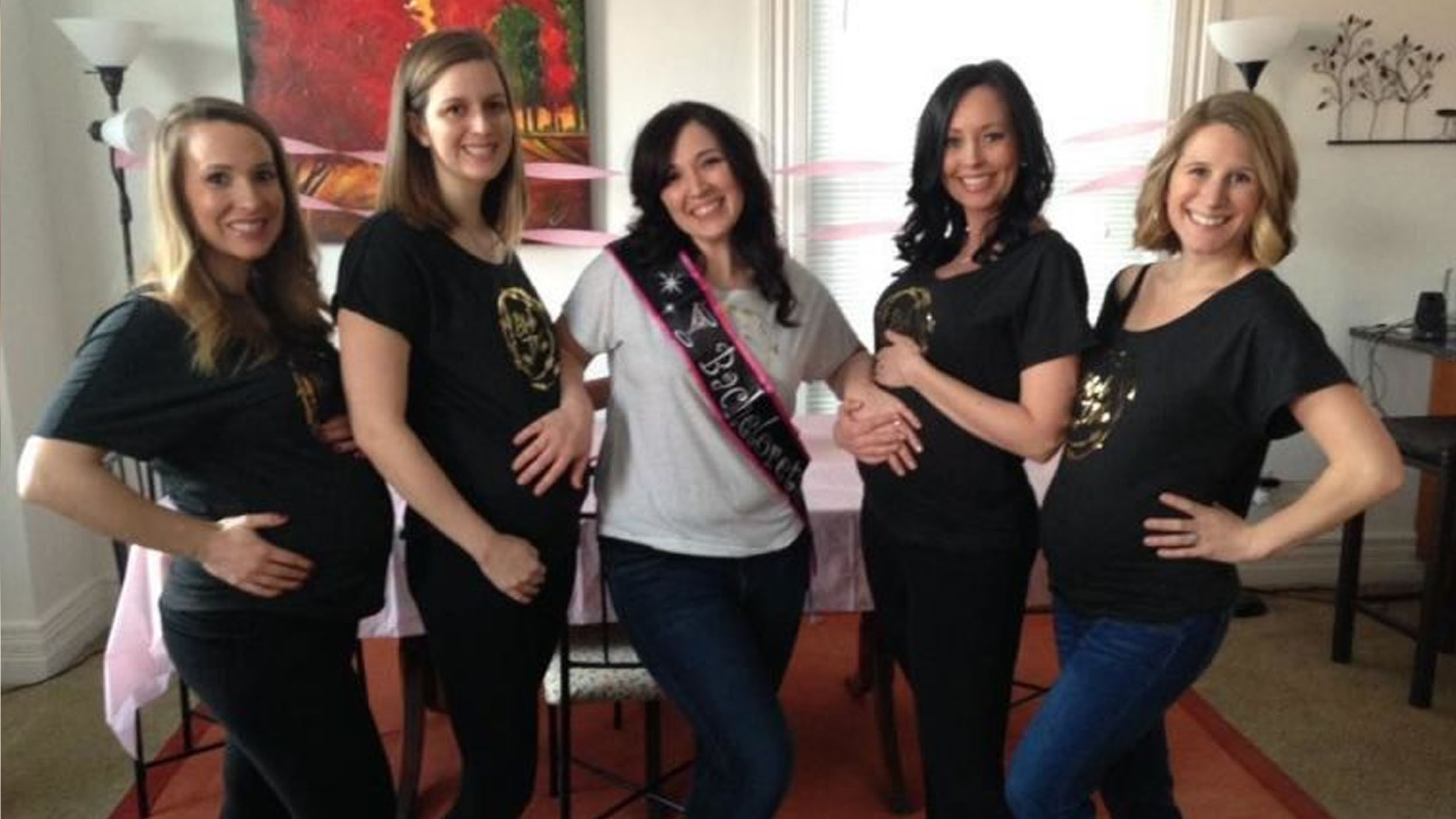 Bachelorette Party Ideas For Pregnant Brides
 Meet the bride whose 5 bridesmaids are all pregnant