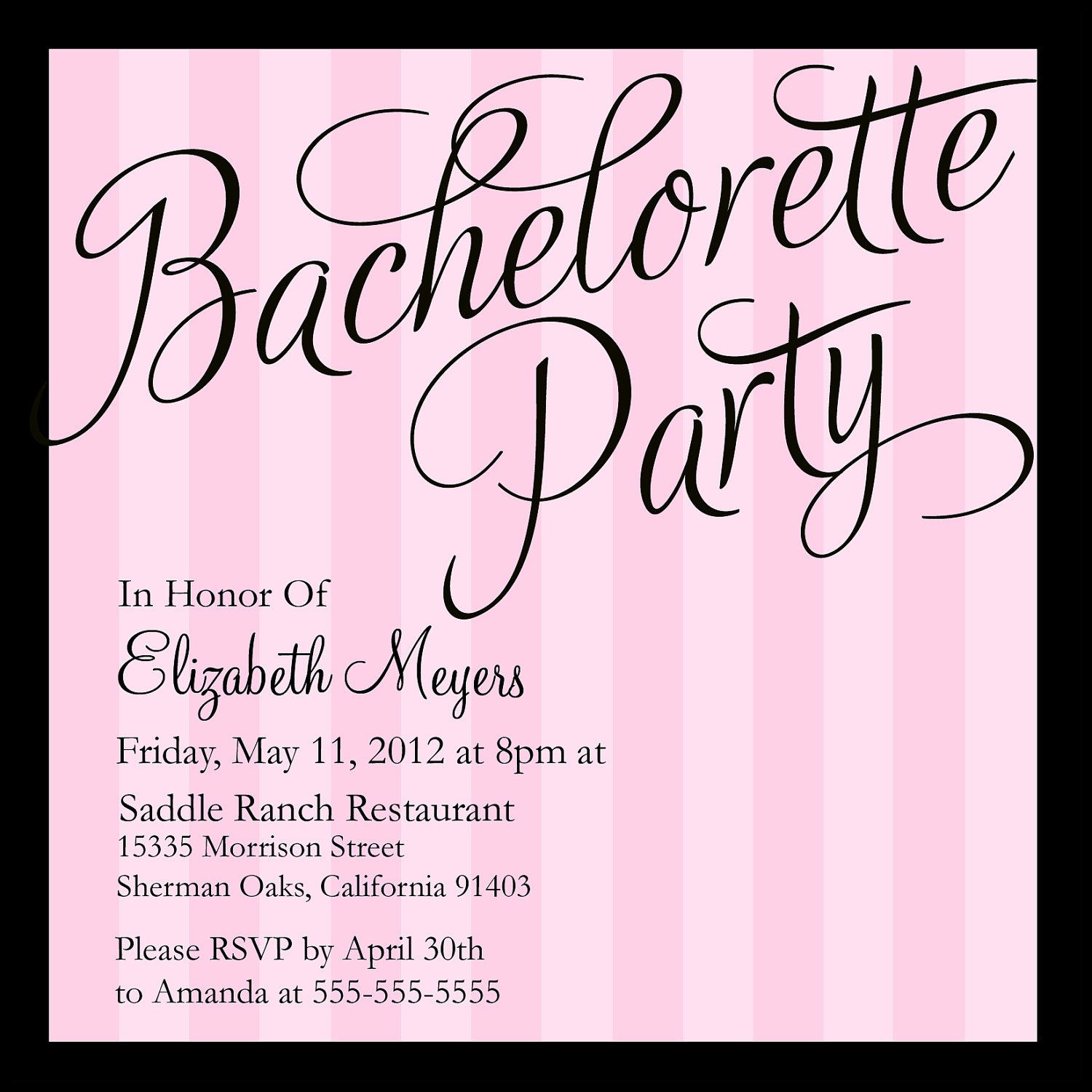 Bachelorette Party Invitation Wording Ideas
 bachelorette party invitations Google Search