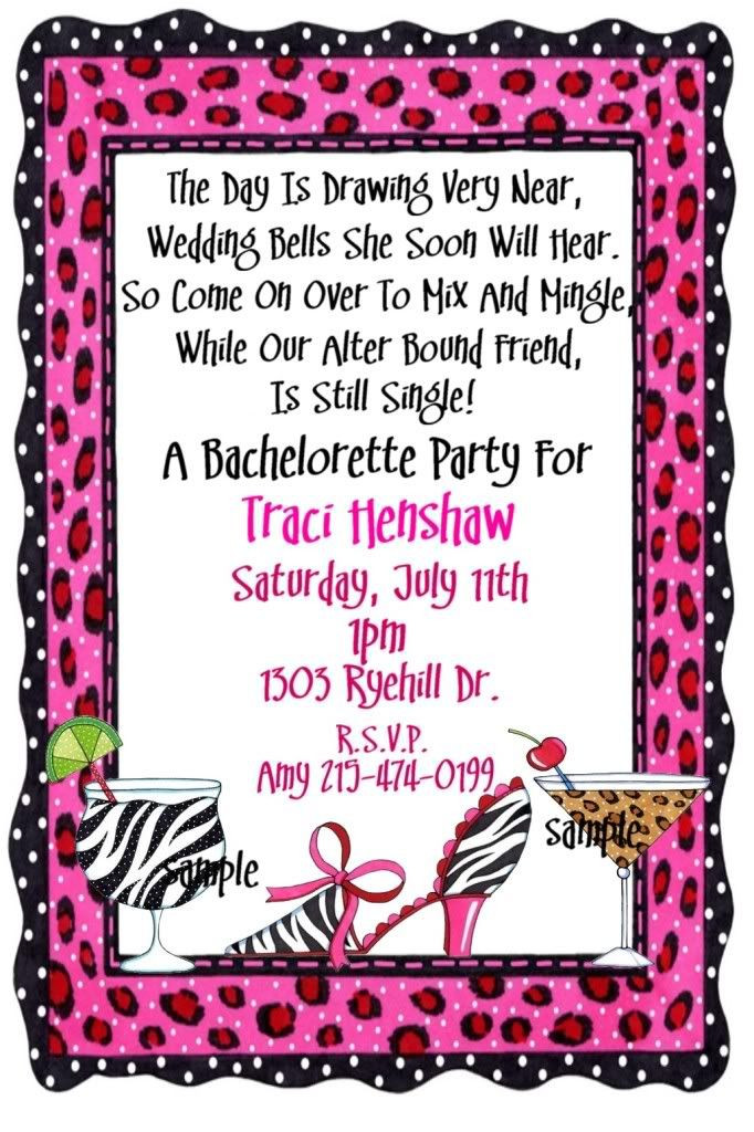 Bachelorette Party Invitation Wording Ideas
 25 best images about Party Invitations on Pinterest