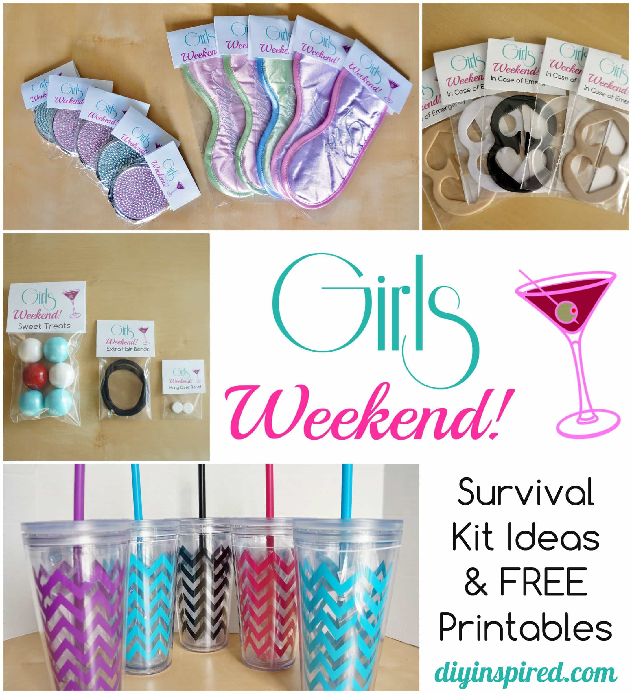 Bachelorette Party Weekend Getaway Ideas
 DIY Bachelorette Party Favor Ideas FREE Printable DIY