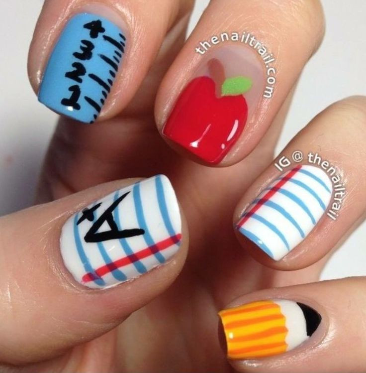 Back To School Nail Ideas
 Pin by Laura ConnellyFlores on Nail Art