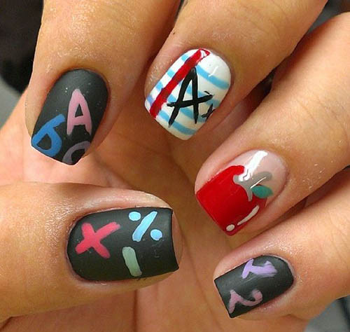 Back To School Nail Ideas
 Back to School Nail Art Designs