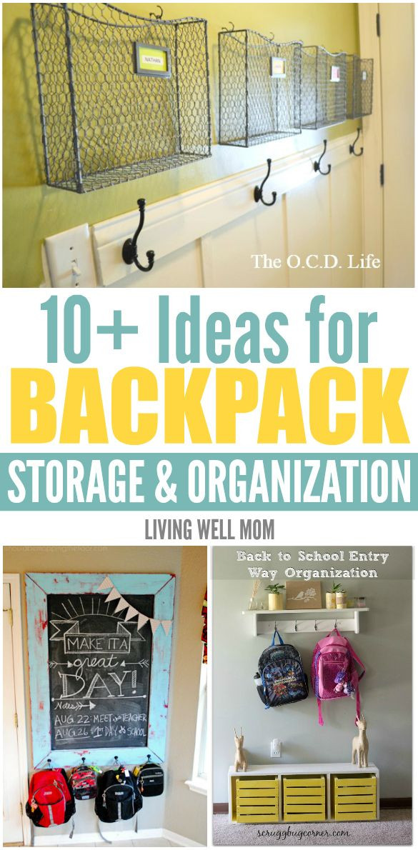 Backpack Organizer DIY
 10 Ideas for Backpack Storage and Organization