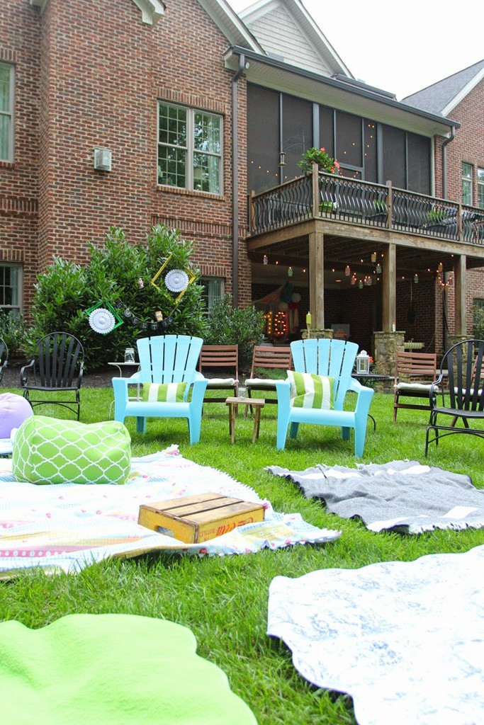 Backyard Birthday Party Ideas Sweet 16
 Abby’s Sweet 16 Outdoor Movie Party