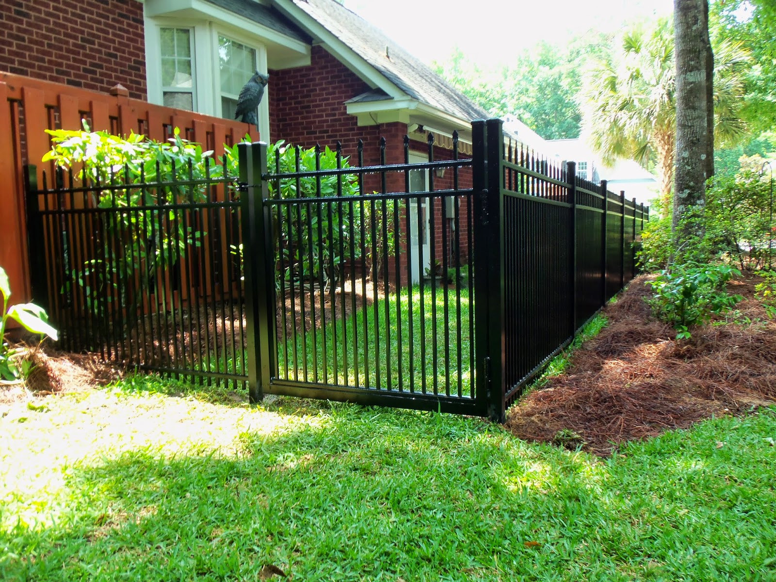 Backyard Fence For Dogs
 Town & Country Fences LLC Alumi Guard s Belmont Royale