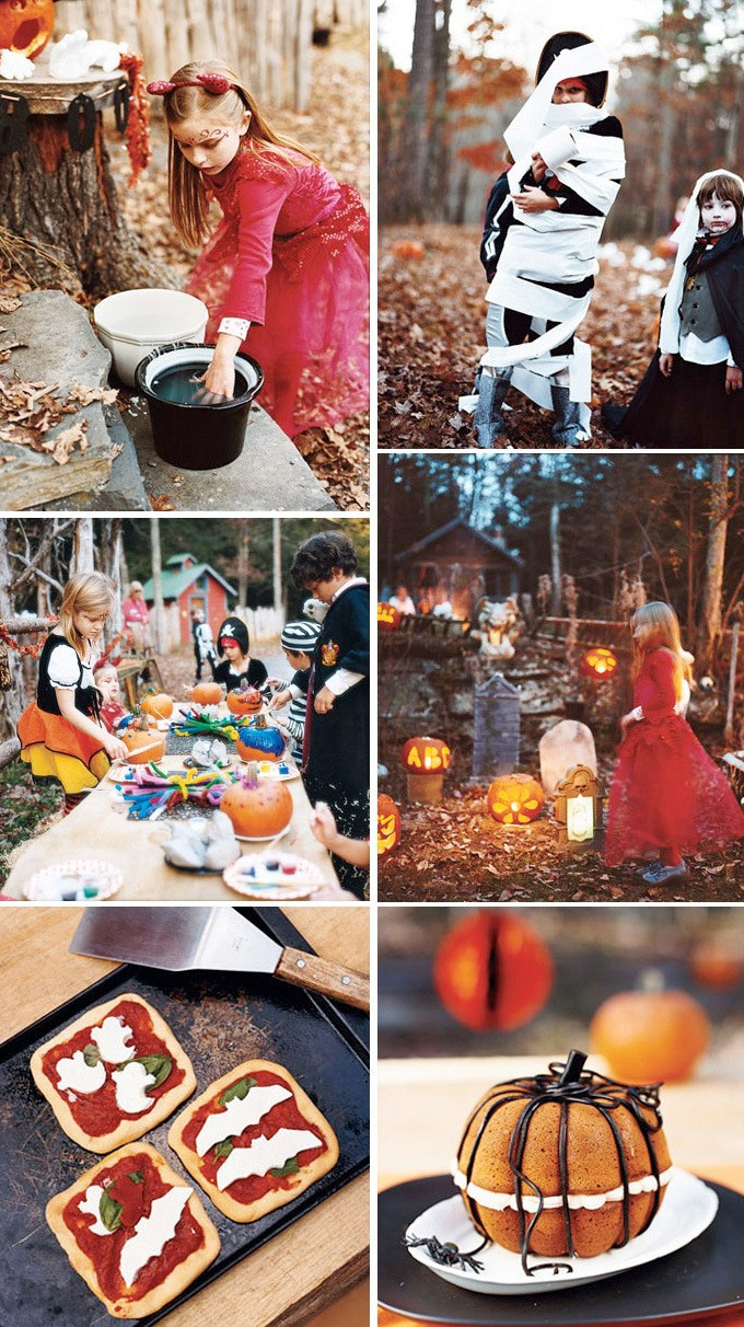 Backyard Kids Halloween Party Ideas
 Vintage Halloween Kids Party at Cookie At Home with Kim