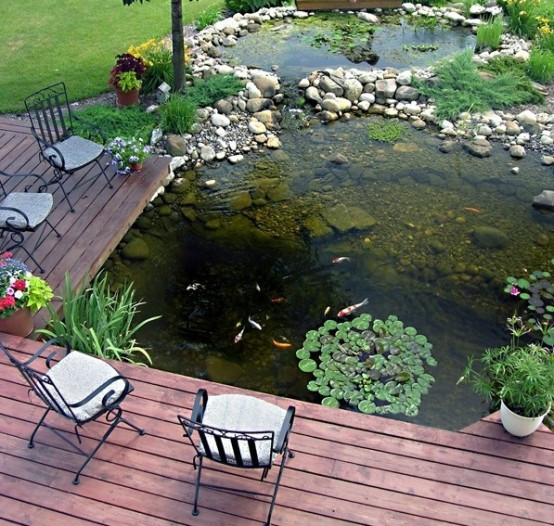 Backyard Koi Ponds Ideas
 67 Cool Backyard Pond Design Ideas DigsDigs