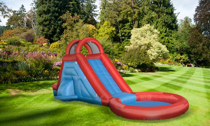 Backyard Pool Superstore Coupons
 Inflatable Water Slide and Pool