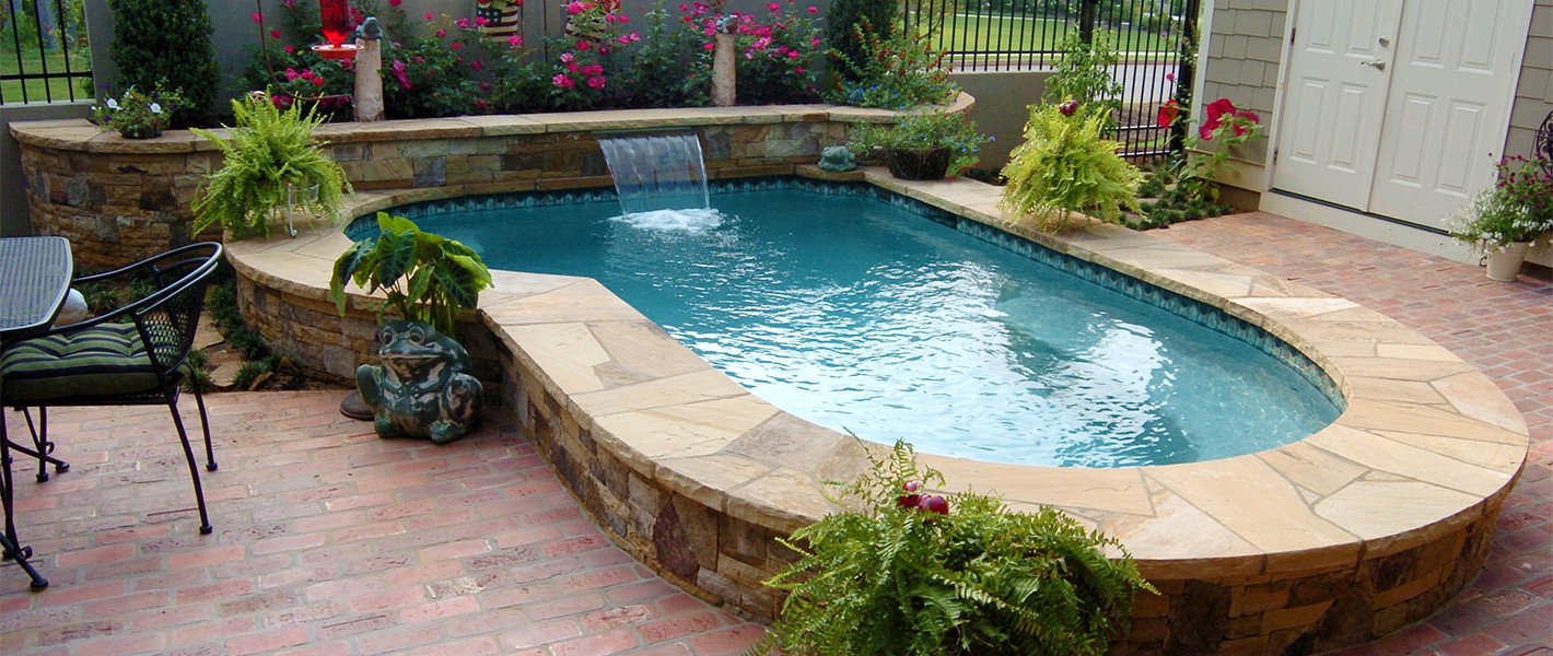 Backyard Pool Superstore Coupons
 Back yard water falls spool small swimming pools custom