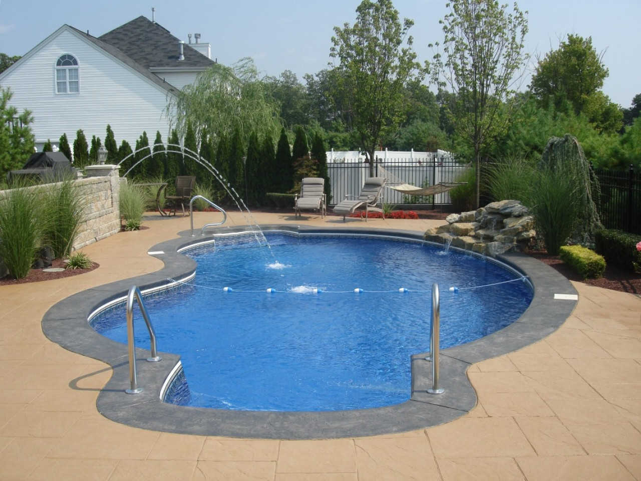 Backyard Pool Superstore Coupons
 Waterfall ideas for backyard swimming pool bedroom