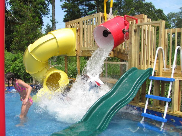 Backyard Pool Water Slide
 The 25 best Water cannon ideas on Pinterest