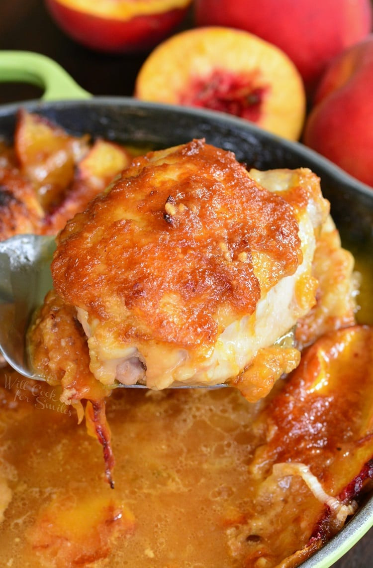 Baked Ginger Chicken
 Baked Ginger Peach Chicken Will Cook For Smiles