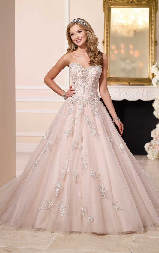 Ball Gowns Wedding Dress
 Princess Ball Gown Tulle Wedding Dress