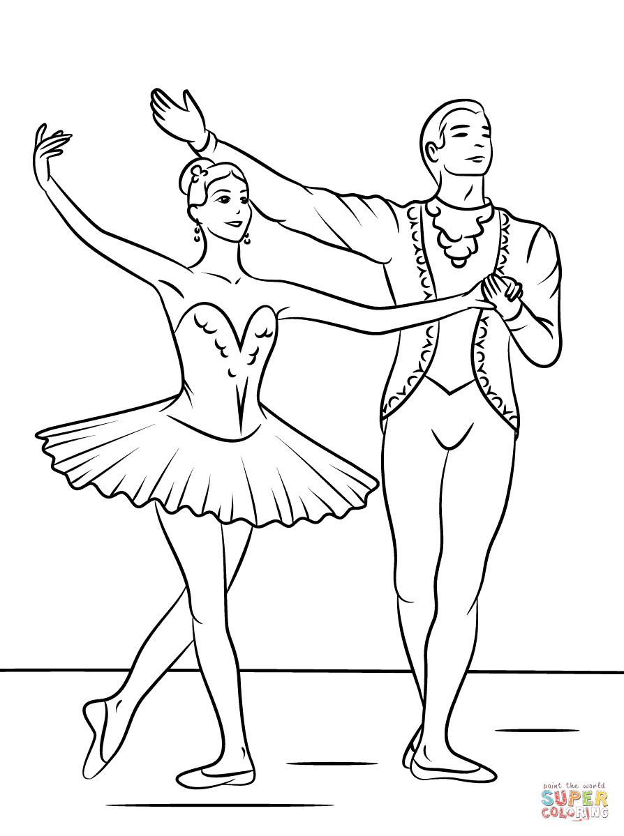 Ballerina Printable Coloring Pages
 Sleeping Beauty Ballet coloring page