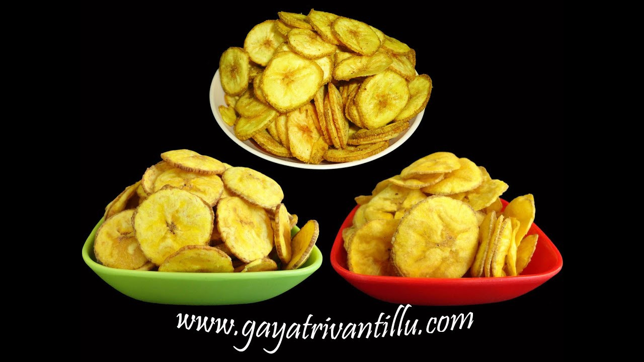 Banana Recipes Indian
 Banana Chips Indian Andhra Telugu Recipes